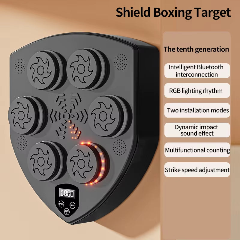 Smart Bluetooth Music Boxing Bag for Muay Thai and Rhythm-Based Fitness Training